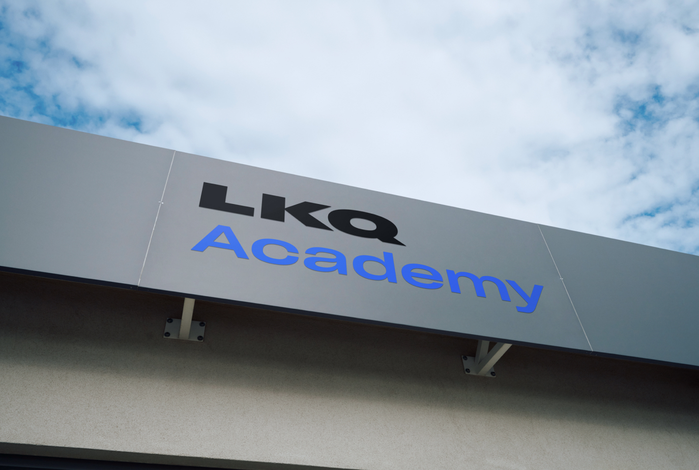 LKQ Academy sign from outside
